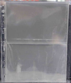  Лист на 2 банкноты  "Оптима", прозрачный, размер листа 200х250мм. Leuchtturm. Германия. - Мир монет